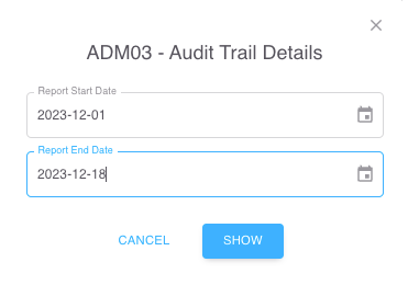 artis-ivf-audit-trail